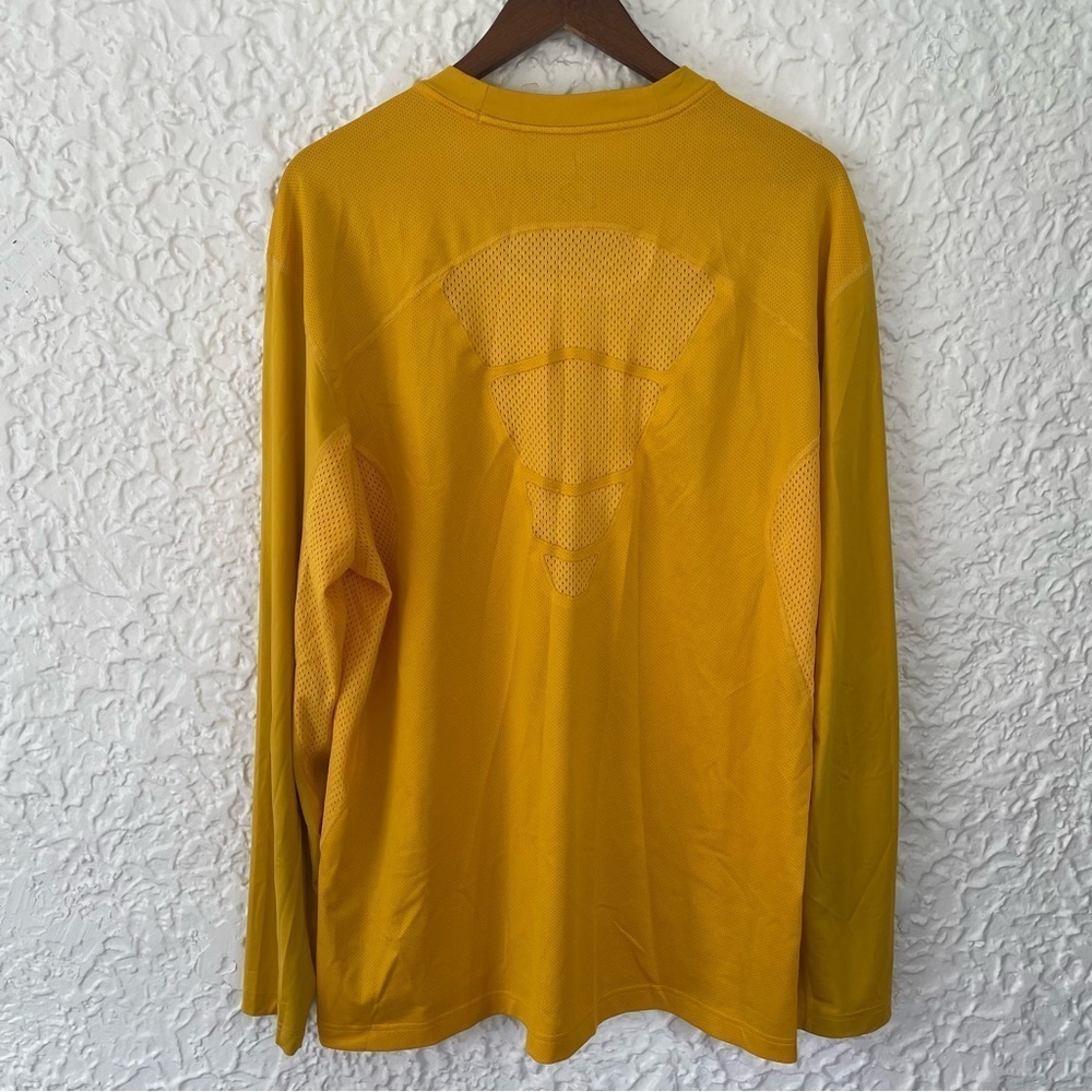 Air Jordan Men’s Dri-Fit Long Sleeve Vented Athletic Top Shirt Size XXL Yellow - Picture 7 of 11